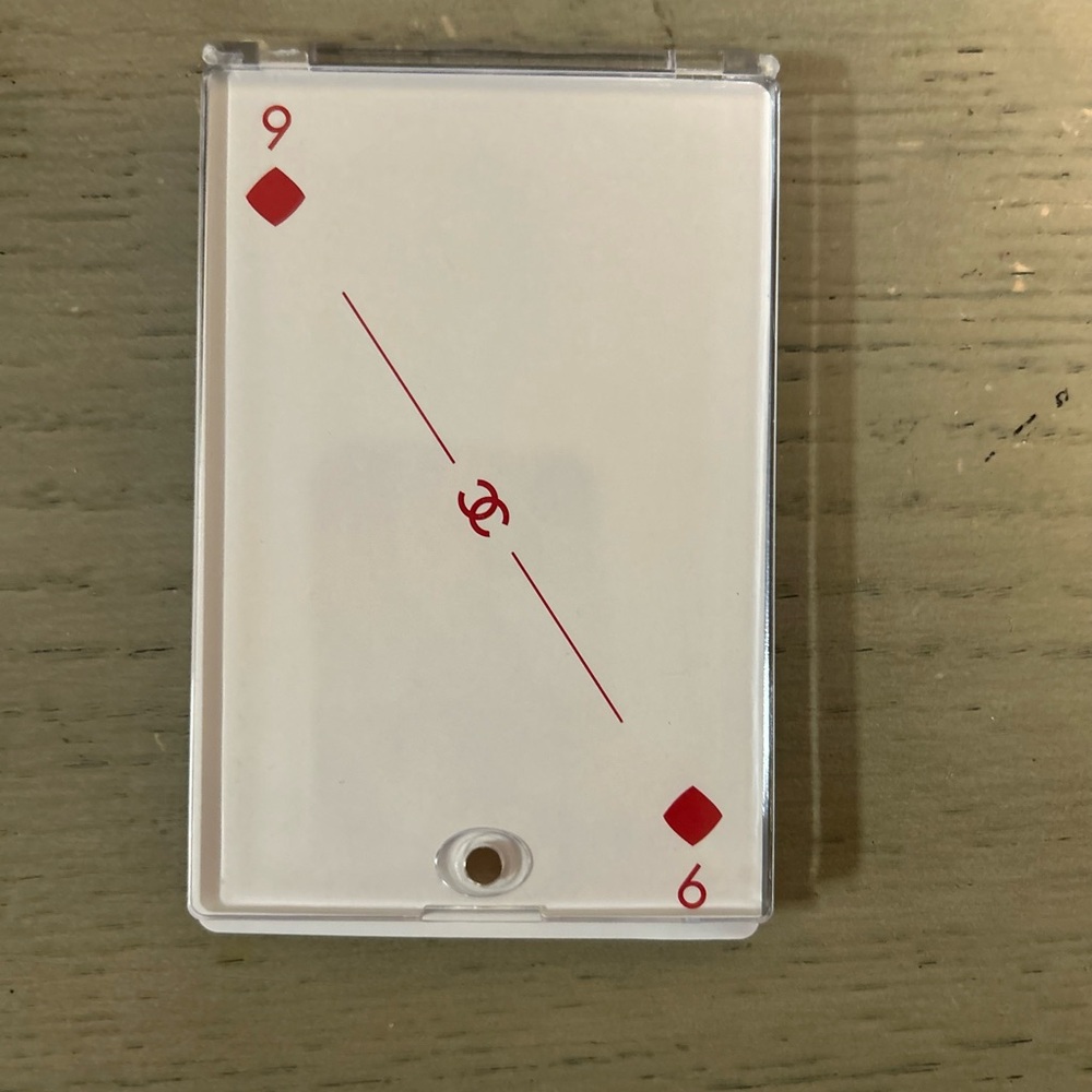Chanel playing card
